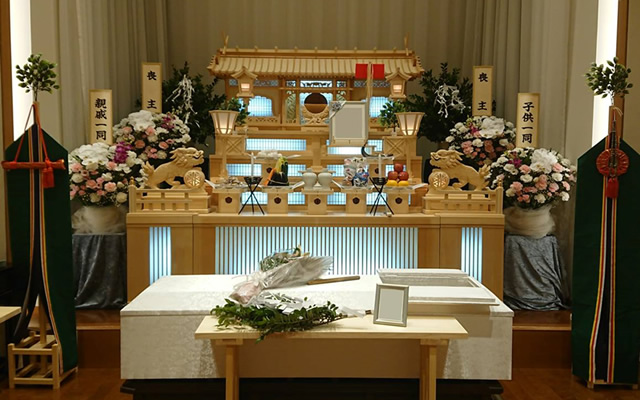 川越市新斎場 神道の葬儀 家族葬さいれい